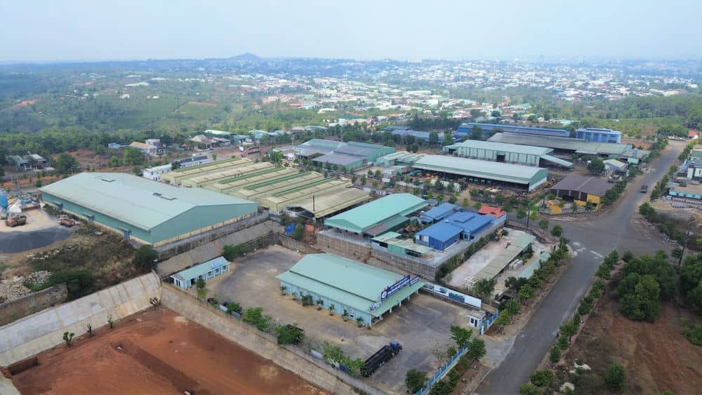 Dien Phu Industrial Cluster is granted an environmental license. Photo: Thanh Tuan