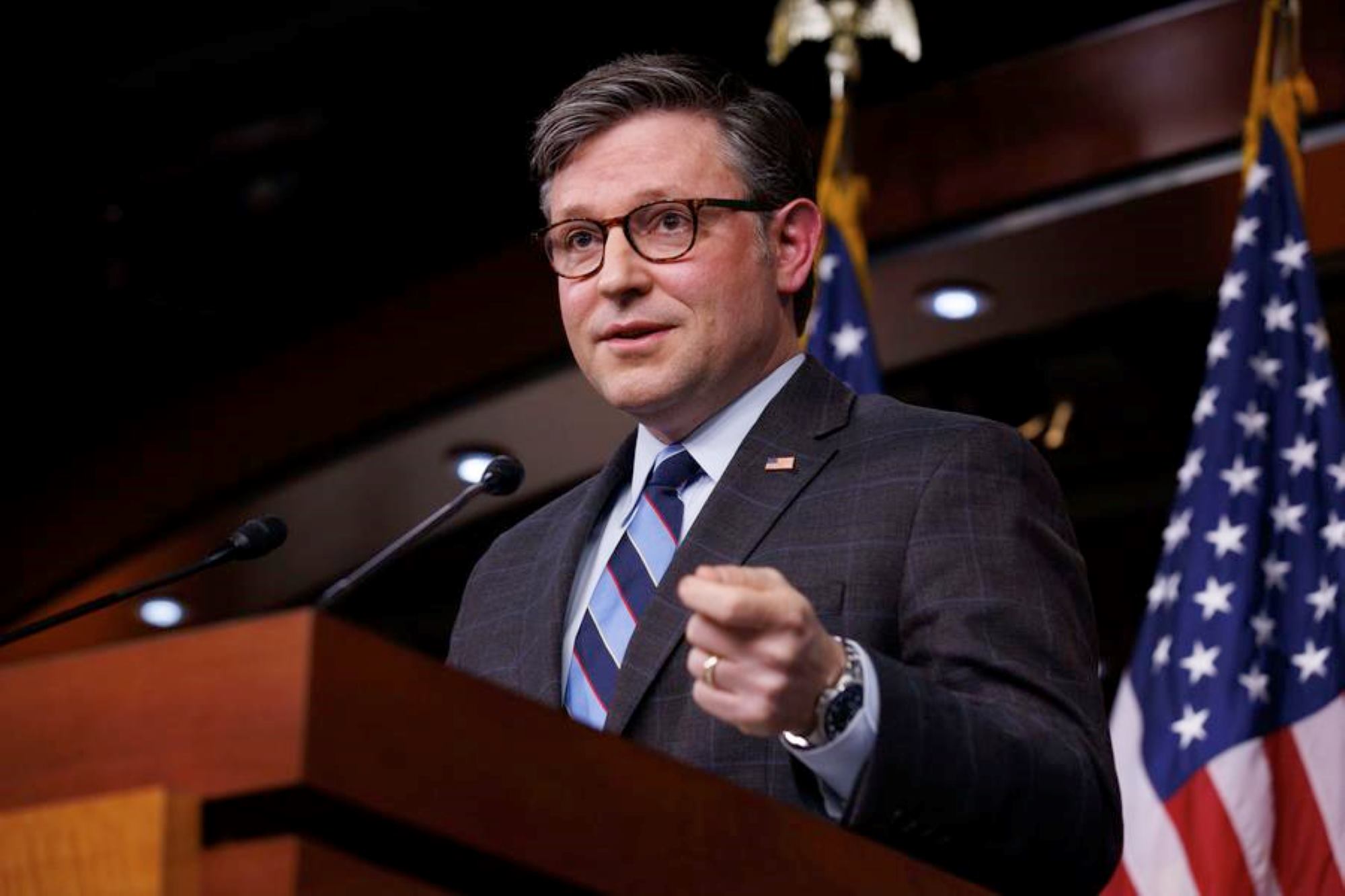 US House Speaker Mike Johnson. Photo: Xinhua
