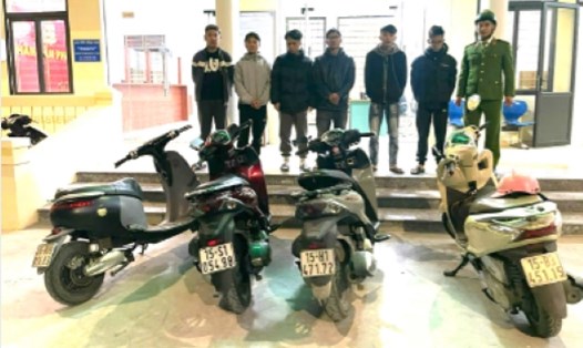Các trường hợp vi phạm trật tự an toàn giao thông. Ảnh: Công an TP Hải Phòng