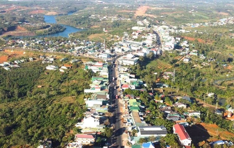 The Gia Nghia - Chon Thanh Expressway project is of great significance for the socio-economic development of Dak Nong and the entire Central Highlands region. Photo: Le Phuoc