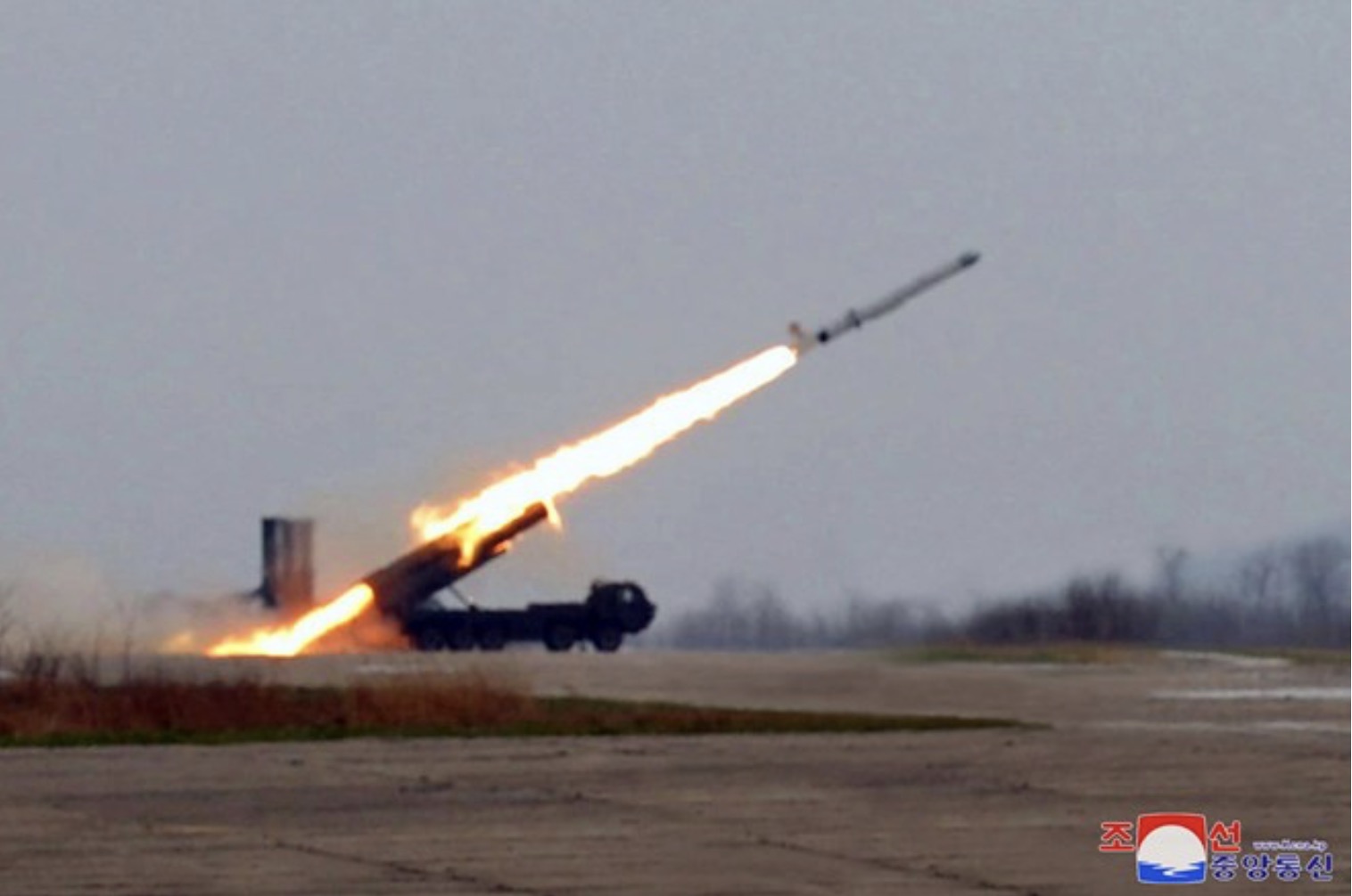 A North Korean missile launch in 2024. Photo: AFP