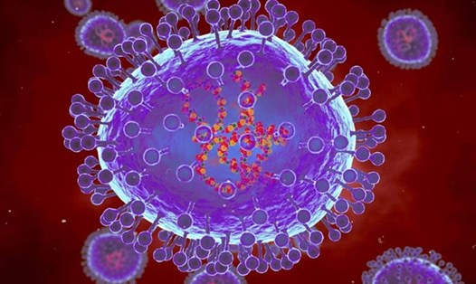 Minh họa về virus HMPV đang bùng phát ở Trung Quốc. Ảnh: clinicaladvisor.com