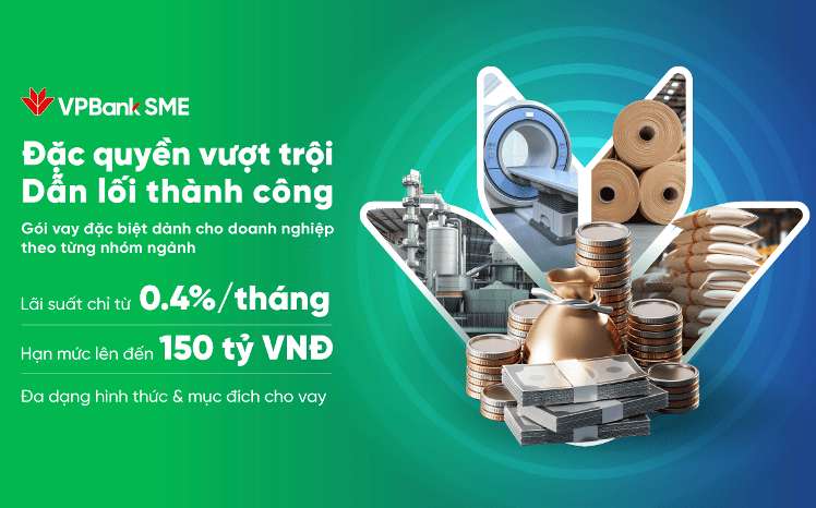 VPBank currently has many preferential policies for specialized industries. Photo: VPBank