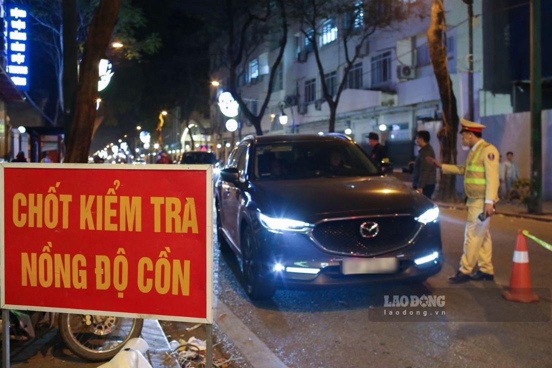 The latest fine for cars violating alcohol concentration. Photo: To The