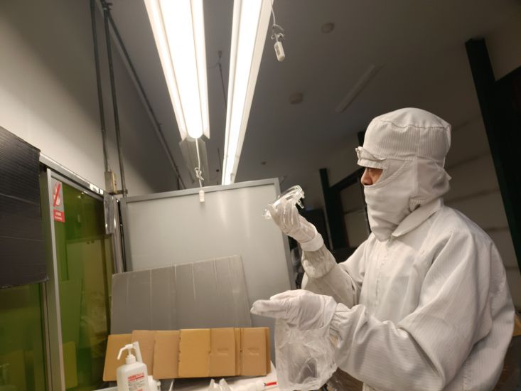 Mr. Tran Duc Ninh (from Thanh Hoa) is an exported worker working at a plastic processing factory in Tochigi province, Ashikaga city, Japan. Photo: Provided by the character