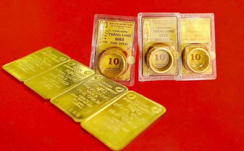 Domestic gold prices increased sharply in the session of January 7, 2025. Illustration photo: Phan Anh