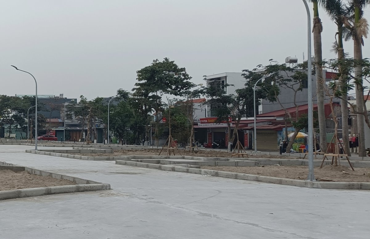 An urban corner of Anh Dung ward, Duong Kinh district, Hai Phong. Photo: Mai Dung