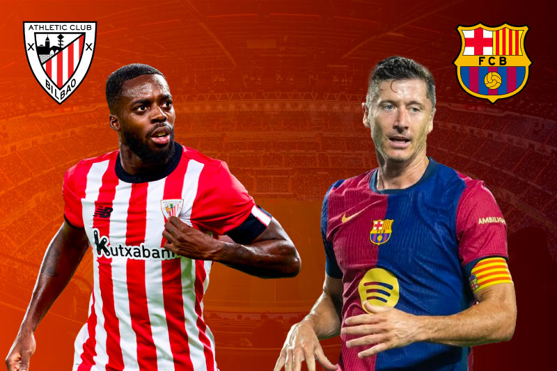 Dự đoán kết quả Athletic Bilbao vs Barcelona Siêu cúp Tây Ban Nha 2024/2025