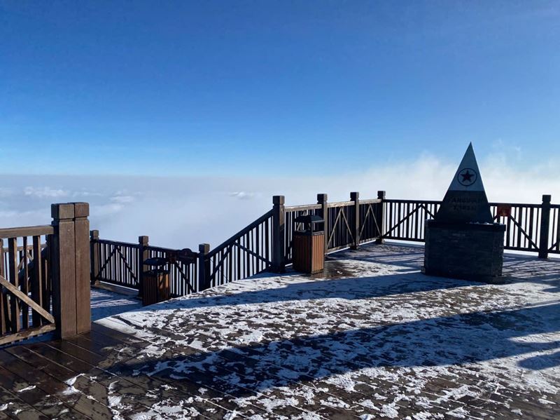 The weather forecast in some mountainous areas is that it will turn cold and rainy, with temperatures around 4-9 degrees Celsius when the new cold air mass becomes stronger. Photo: Trung Vo