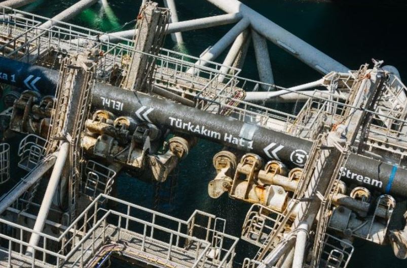 Đường ống dẫn khí TurkStream. Ảnh: Gazprom