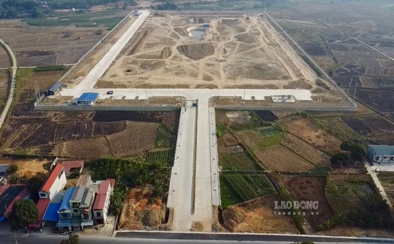 The first hundred billion VND industrial cluster in the mountainous district of Thai Nguyen is about to be completed. Photo: Nguyen Hoan.
