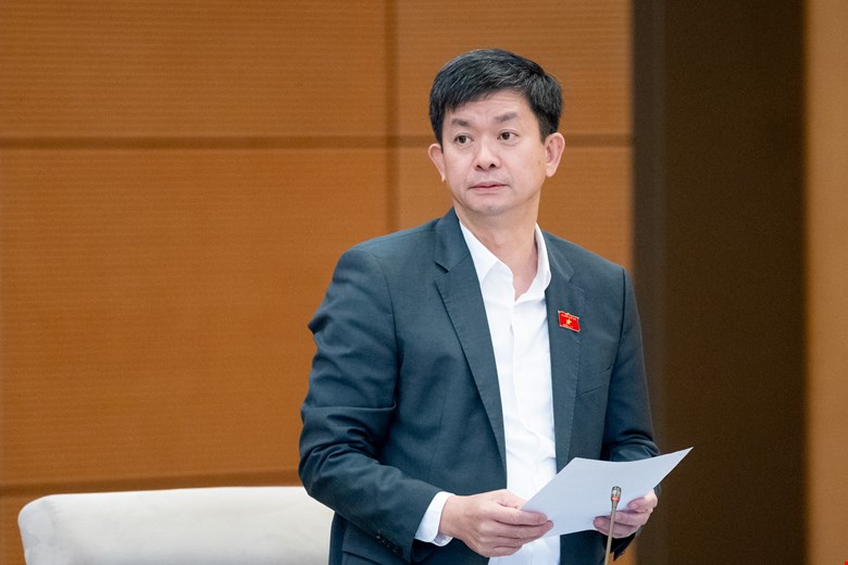 Secretary General of the National Assembly Le Quang Tung gives his opinion on the preparation for the 9th Extraordinary Session of the 15th National Assembly. Photo: Quochoi.vn