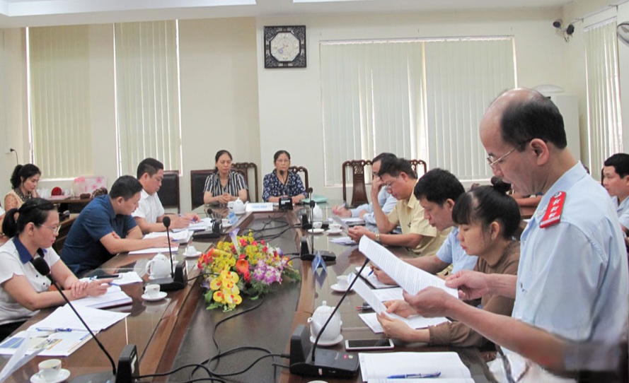 Thai Nguyen Inspectorate organizes citizen reception. Photo: Hang Nga