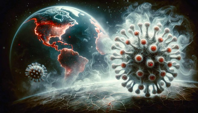 Illustration of the HMPV virus outbreak in China. Photo: ChatGPT