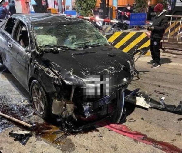 Accident scene. Photo: Hai Phong Traffic Safety Committee