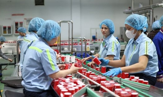 Thưởng Tết là khoản người lao động rất trông chờ dịp cuối năm. Ảnh: Hải Nguyễn