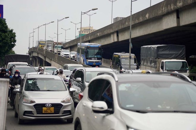 Immediately after the driver's license score data is restored to 12 points, the competent authority will notify the person whose driver's license score is restored of the points restoration. Photo: Huu Chanh