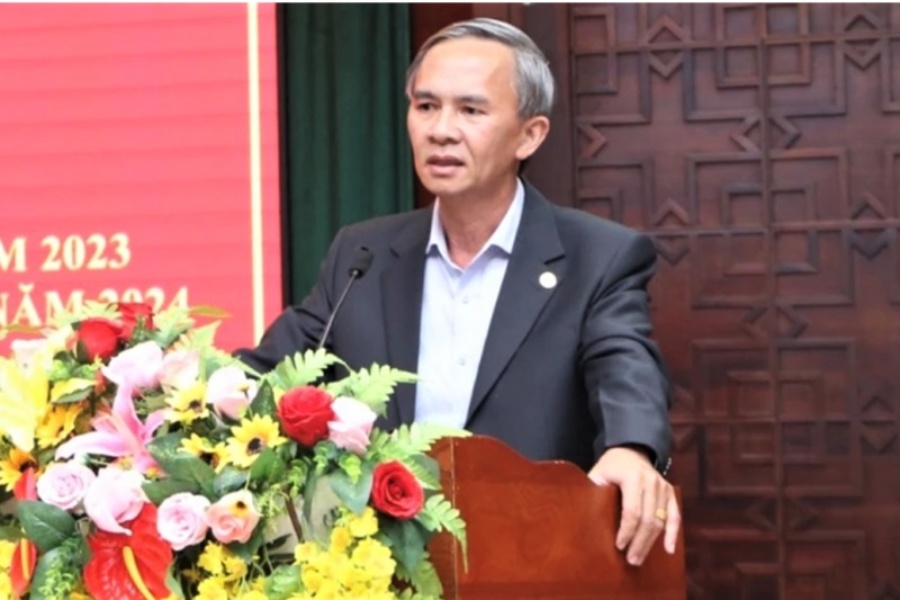 Mr. Pham Van Phuoc, Director of Dak Lak Department of Foreign Affairs, asked for early retirement to streamline the apparatus. Photo: Daklak.gov.vn