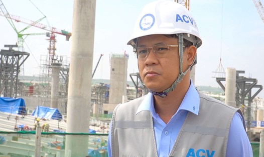 Ông Dương Quang Điện – Phó Giám đốc Thường trực Ban Quản lý dự án sân bay Long Thành. Ảnh: HAC