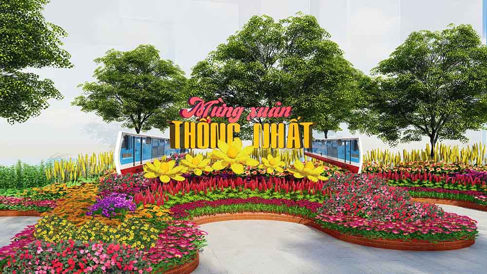 Nguyen Hue Flower Street this year will welcome visitors from January 27 to February 2. Photo: Organizing Committee