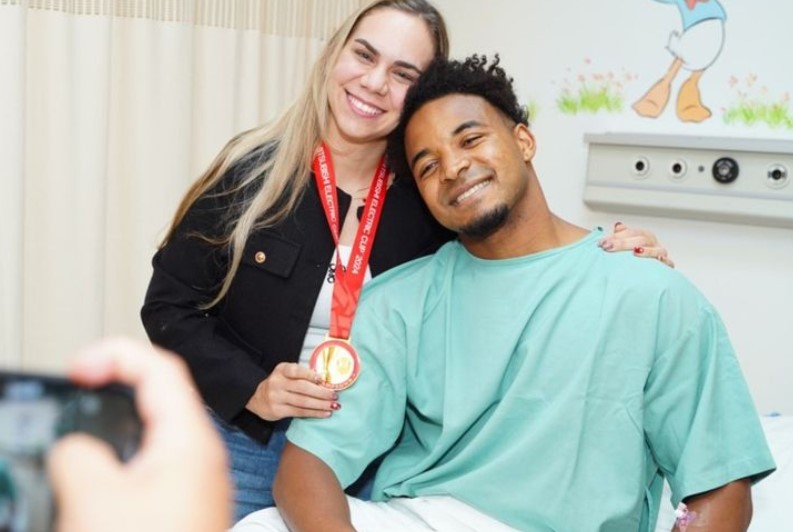 Marcele Seippel - wife, companion and greatest spiritual support of Nguyen Xuan Son. Photo: Vinmec