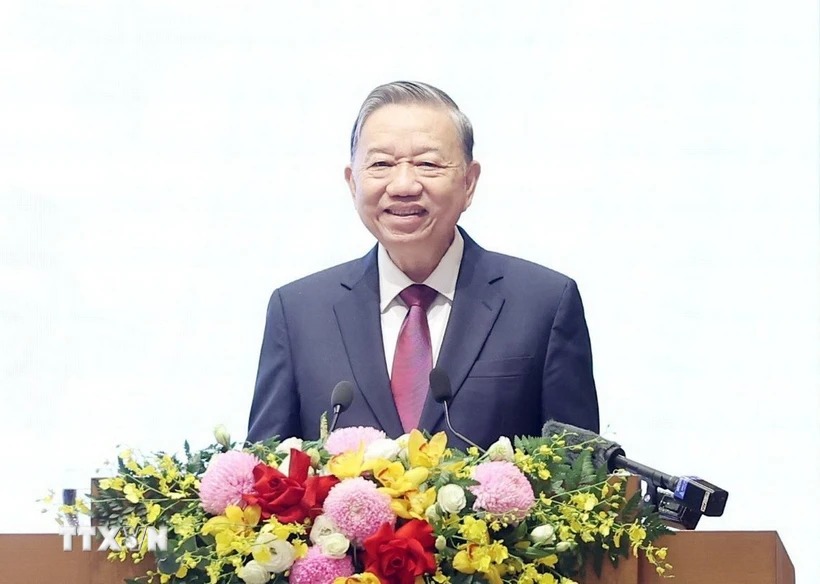 General Secretary To Lam emphasized that the top priority is to streamline the organization of the political system. Photo: VNA