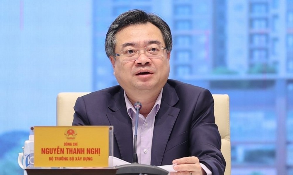 Minister of Construction Nguyen Thanh Nghi said that he has completed the project to merge the two ministries of Construction and Transport and submitted it to the Government. Photo: VGP
