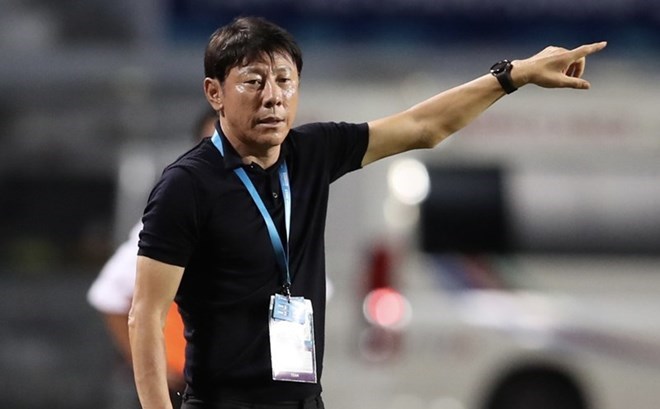 HLV Shin Tae-yong bat ngo bi sa thai sau ASEAN Cup 2024. Anh: PSSI