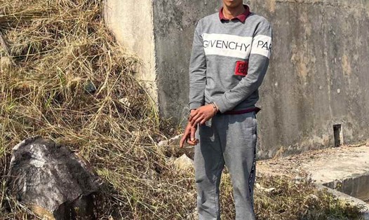 Đối tượng trộm cắp tại hiện trường. Ảnh: Công an tỉnh Quảng Ninh