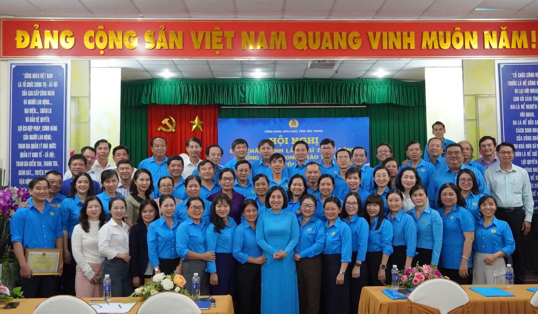 Năm 2024, Công đoàn Viên chức tỉnh Sóc Trăng thực hiện đạt và vượt 10/10 chỉ tiêu. Ảnh: Phương Anh