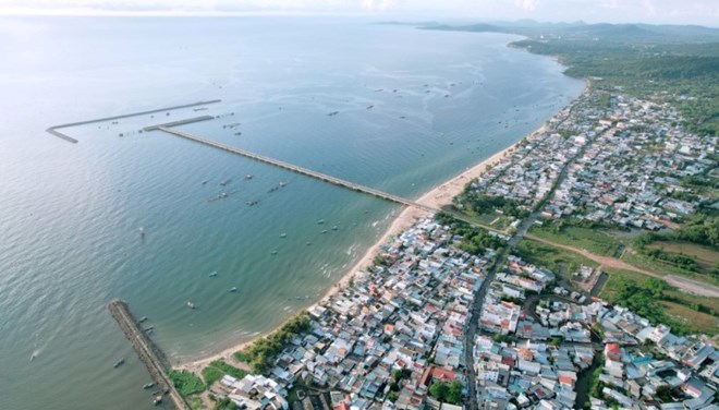 Phu Quoc International Passenger Port has a total initial investment of about more than 1,600 billion VND. Photo: Xuan Nhi