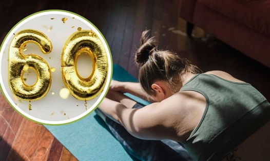 Kết hợp động tác kéo giãn vào thói quen tập thể dục tốt cho sức khỏe ở người trên 60 tuổi. Đồ họa: Thanh Thanh