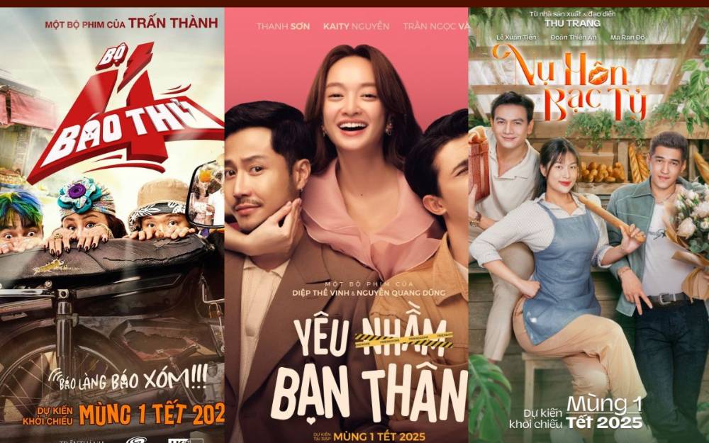 Tet 2025 movie features Tran Thanh, Thu Trang, Kaity Nguyen. Photo: Producer.