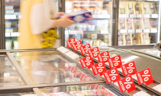 Giá thực phẩm tăng cao ở Đức trong tháng 12. Ảnh: Xinhua