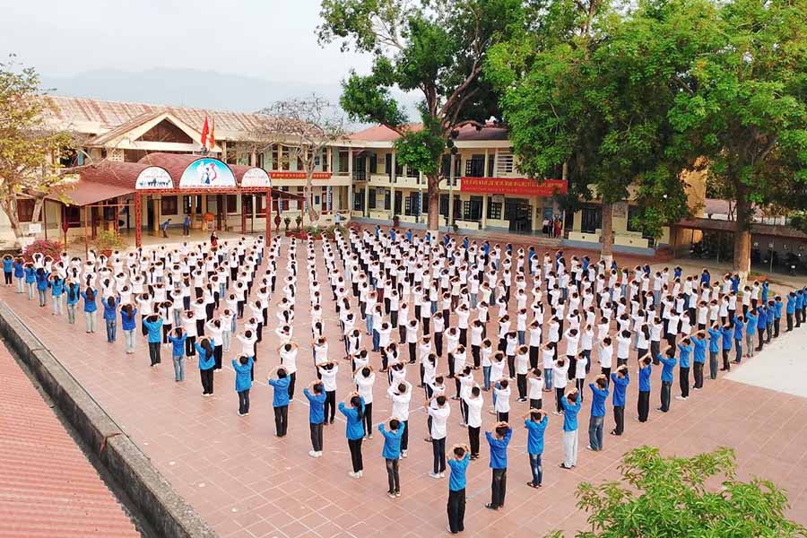 Dien Bien invested nearly 30 billion VND to renovate and upgrade 2 secondary schools in Dien Bien. Photo: Thanh Luong Secondary School