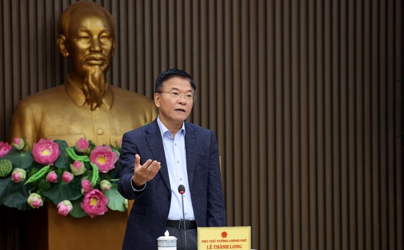 Deputy Prime Minister Le Thanh Long emphasized strengthening inspection and supervision and strictly handling violations when they are detected. Photo: VGP/Duc Tuan