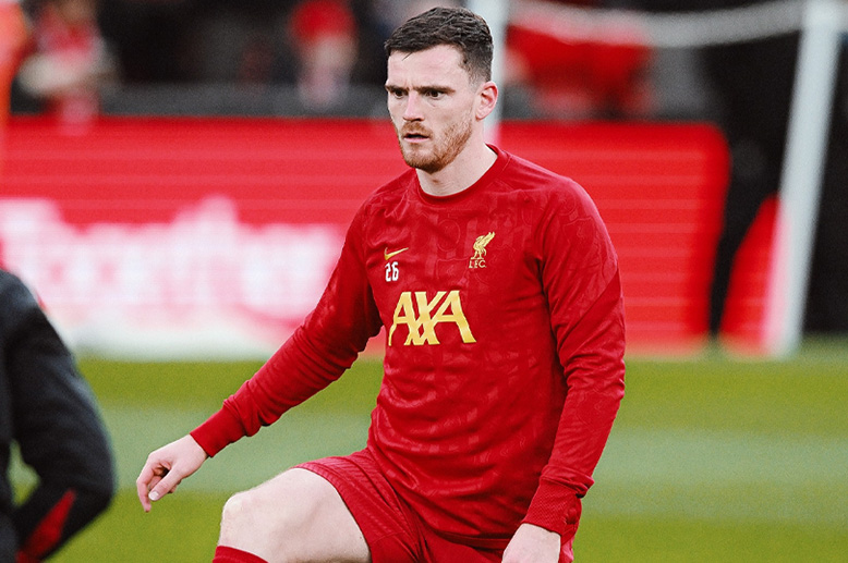 Andrew Robertson da buoc sang nam thu 8 gan bo voi doi chu san Anfield. Anh: Liverpool FC