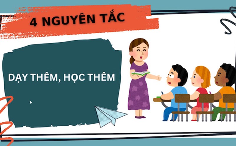 Teachers are allowed to teach extra classes in some cases. Graphics: Minh Chau