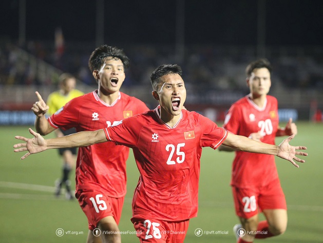 Tiền vệ Doãn Ngọc Tân sau khi vô địch ASEAN Cup 2024 cũng đã toả sáng trong màu áo Đông Á Thanh Hoa tại Cúp C1 Đông Nam Á 2024-2025. Ảnh: VFF