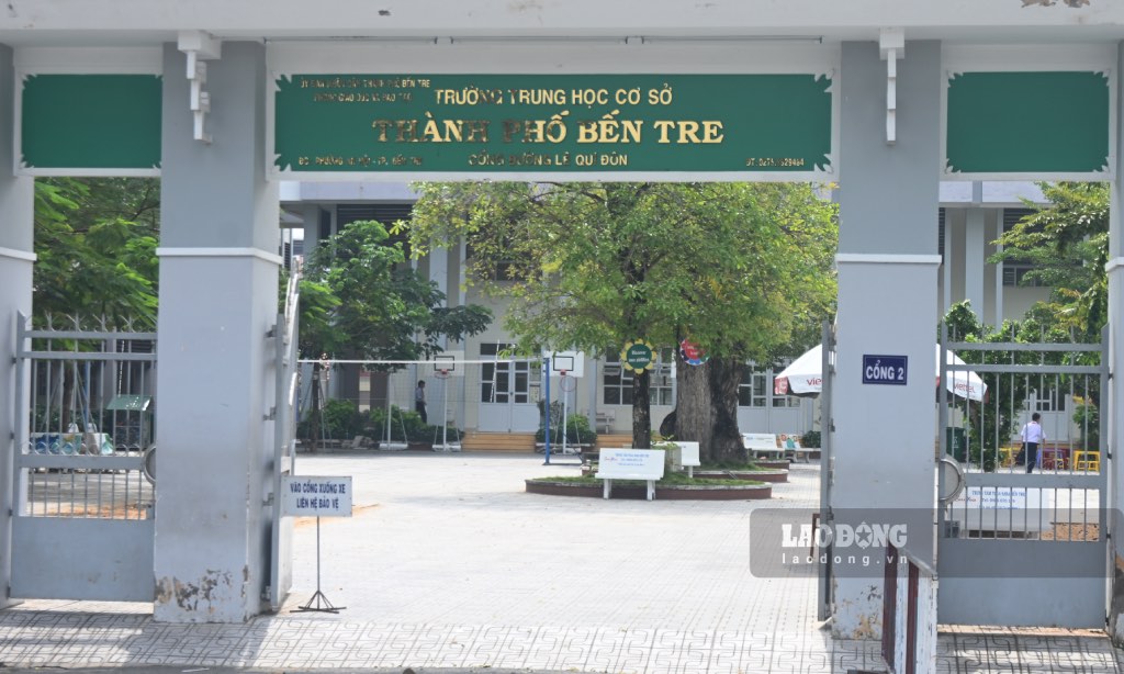As of January 8, 2025, 16 cases of chickenpox were detected at Ben Tre City Secondary School. Photo: Thanh Nhan