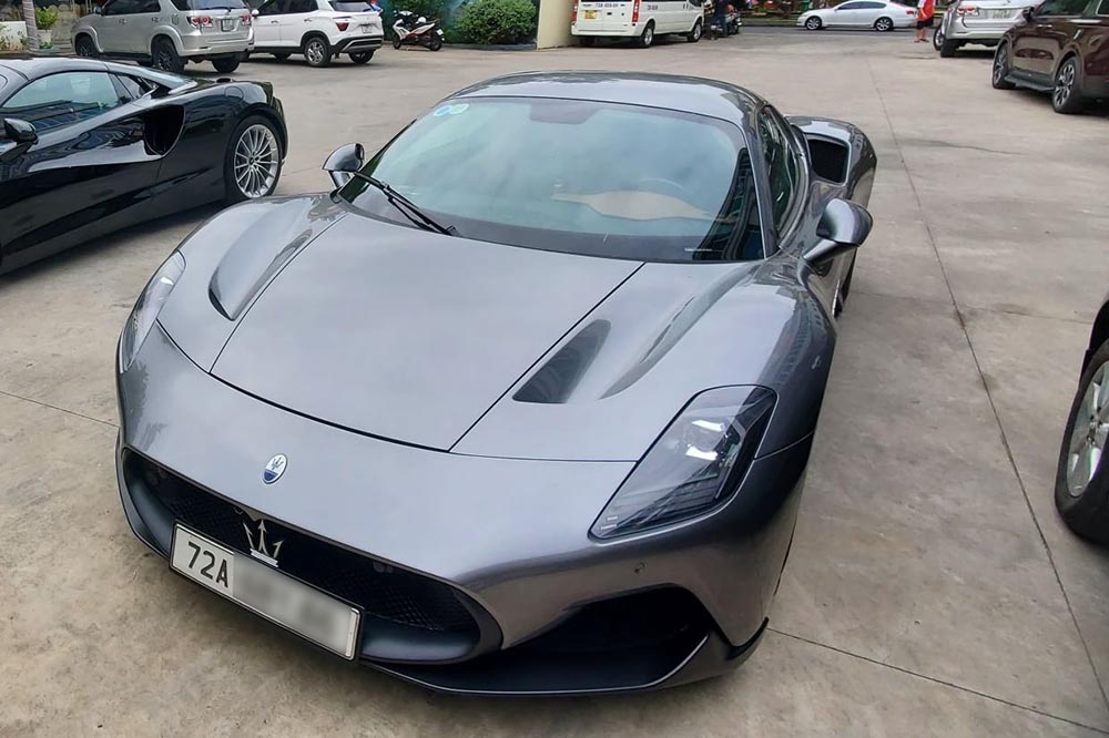 The Maserati MC20 supercar appeared in Ba Ria - Vung Tau, attracting attention. Photo: Nguyen Nghia