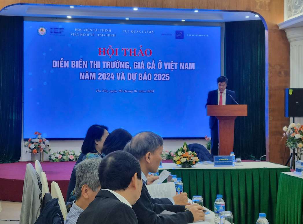 Hội thảo Diễn biến thị trường, giá cả ở Việt Nam năm 2024 và dự báo 2025. Ảnh: Tuyết Lan 