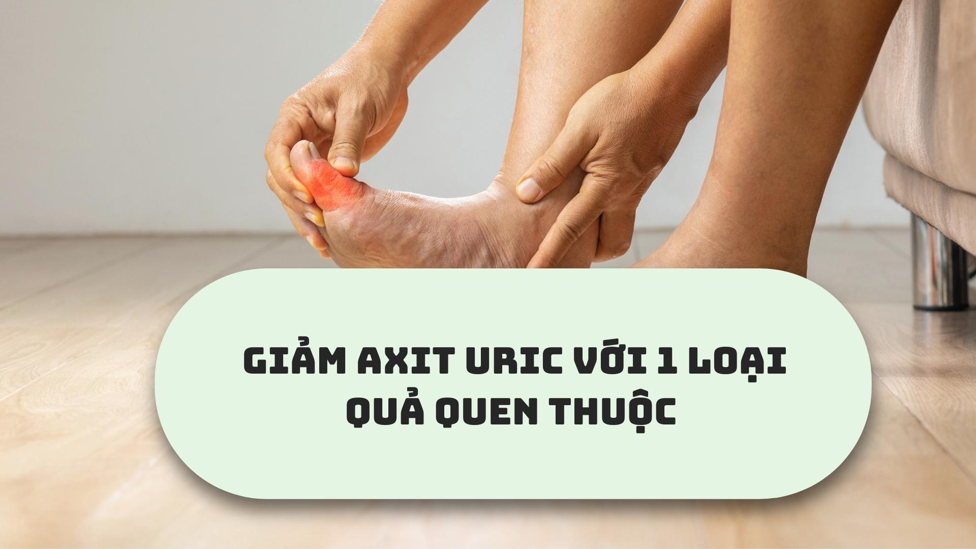 Tips to reduce uric acid with a familiar fruit.