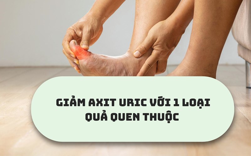 Tips to reduce uric acid with a familiar fruit.