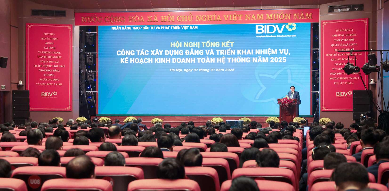Toan canh Hoi nghi Trien khai nhiem vu nam 2025 cua BIDV. Anh: BIDV