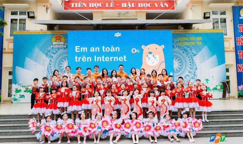 Dự án "Internet an toàn cho học đường" của FPT lọt đề cử giải thưởng WeChoice Awards 2024. Ảnh: FPT