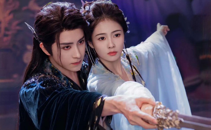 Bach Loc co-stars with Ngao Thuy Bang. Photo: Producer.