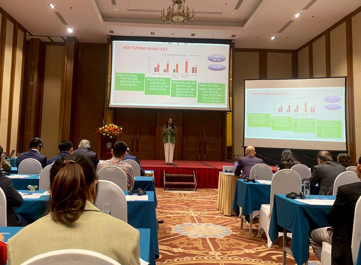 View of the Workshop “Promoting digital transformation in the logistics industry”. Photo: Thach Lam