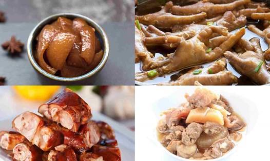 Một số loại thực phẩm chứa collagen tốt cho người sau 50 tuổi. Đồ họa: Hạ Mây