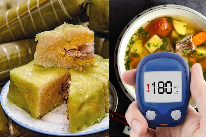 Eating too much sticky rice will cause blood sugar levels in the body to increase. Graphics: Phuong Anh